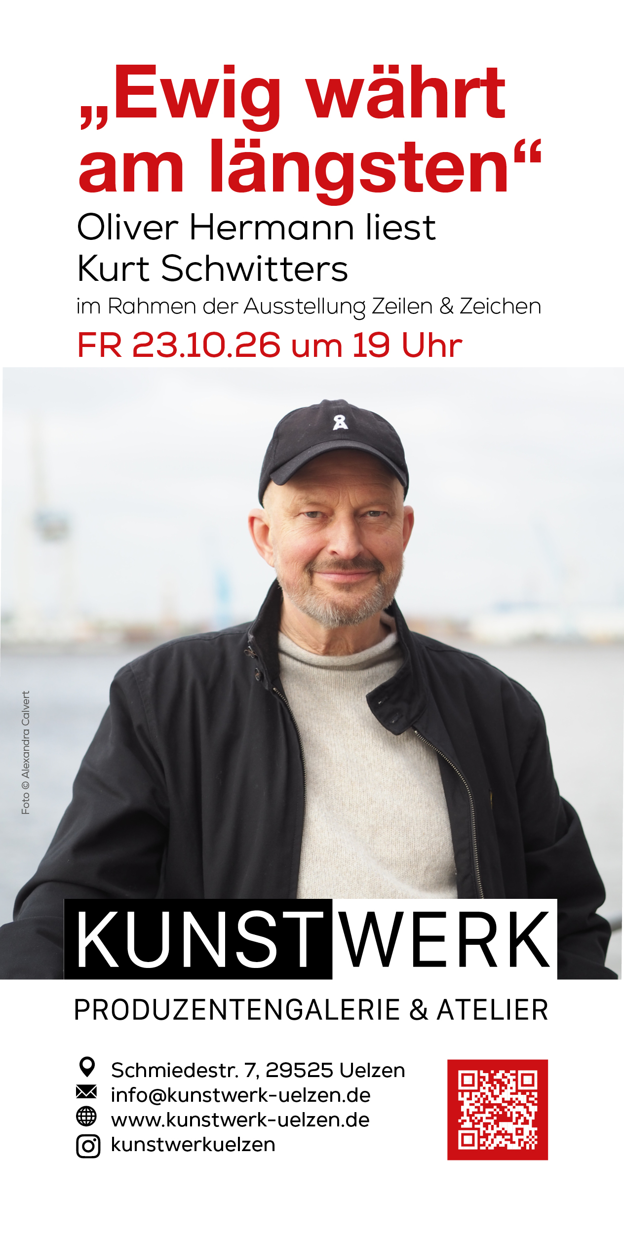 Kurt Schwitters – Lesung Oliver Hermann