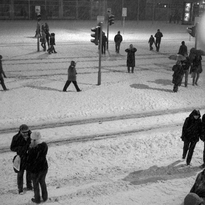 Kunstwerk | Sebastian Tramsen, Dresdner Striezelmarkt, 2012, Scan von Analog-Fotografie Negativ, 30x20